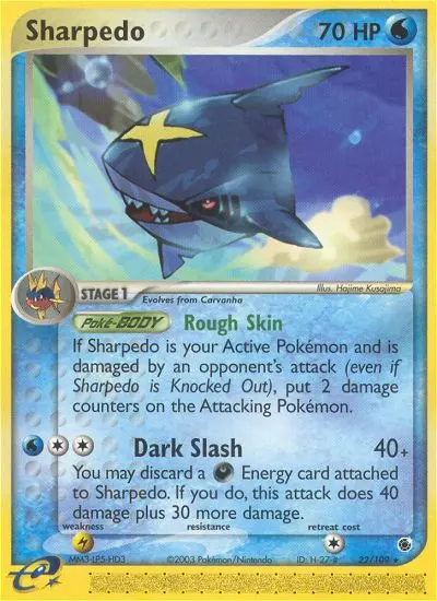Sharpedo — Ruby & Sapphire card #22