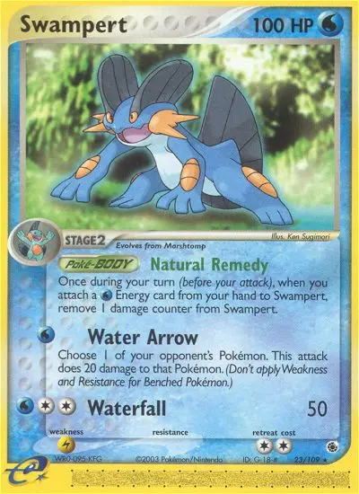 Swampert — Ruby & Sapphire card #23