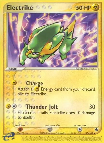 Electrike — Ruby & Sapphire card #30