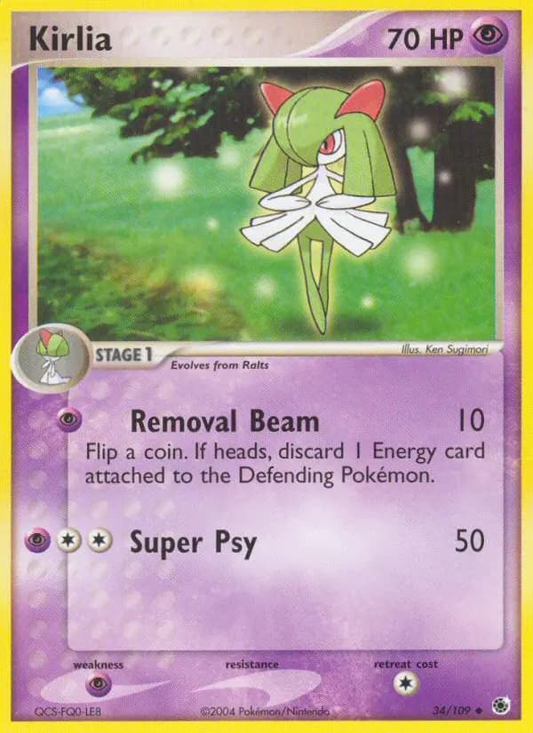 Kirlia — Ruby & Sapphire card #34