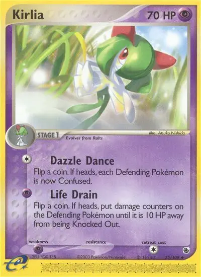 Kirlia — Ruby & Sapphire card #35
