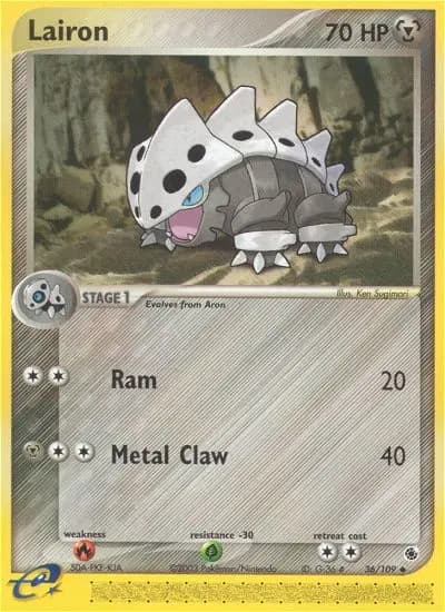 Lairon — Ruby & Sapphire card #36