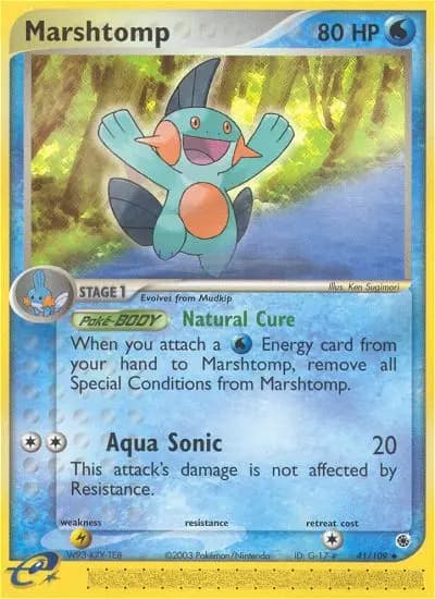 Marshtomp — Ruby & Sapphire card #41