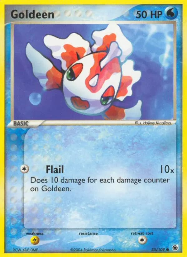Goldeen — Ruby & Sapphire card #55