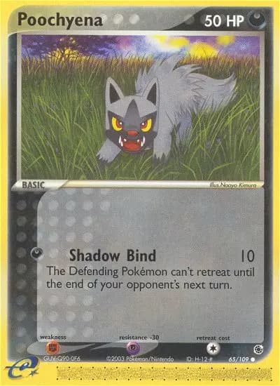 Poochyena — Ruby & Sapphire card #65