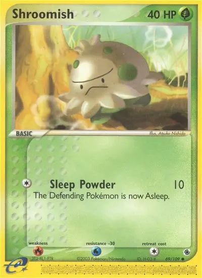 Shroomish — Ruby & Sapphire card #69