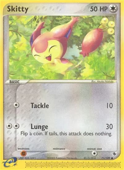 Skitty — Ruby & Sapphire card #71