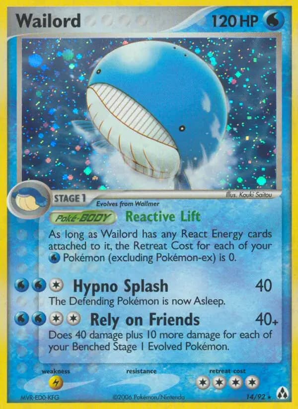 Wailord — Legend Maker card #14