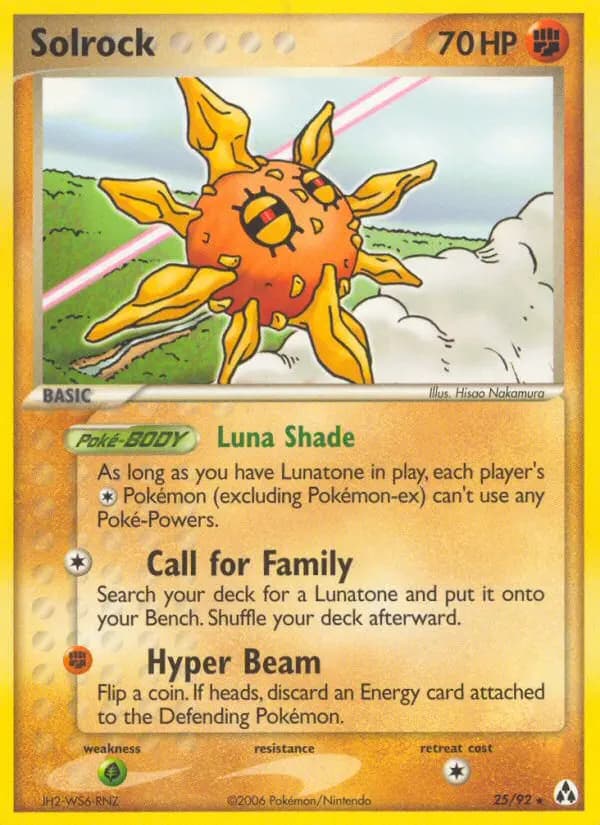Solrock — Legend Maker card #25