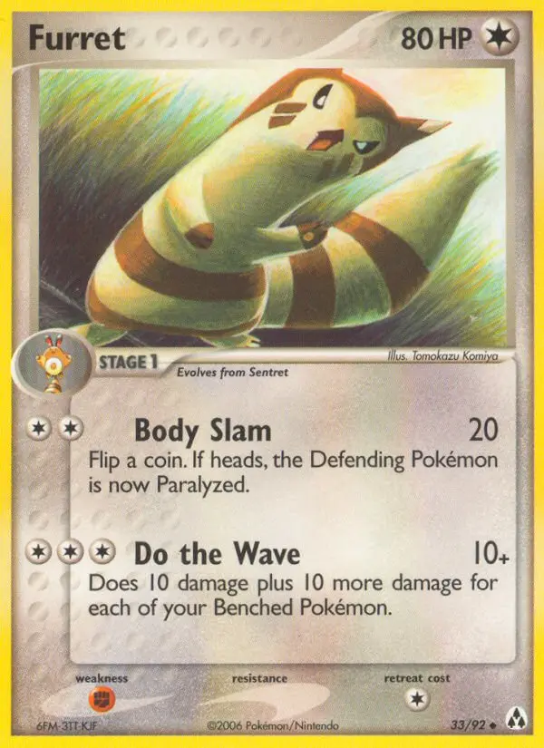 Furret — Legend Maker card #33