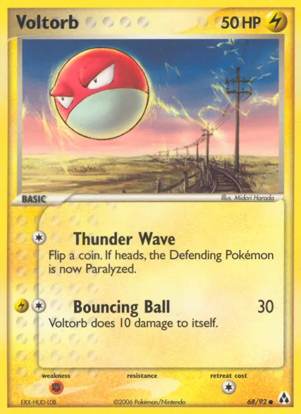 Voltorb — Legend Maker card #68