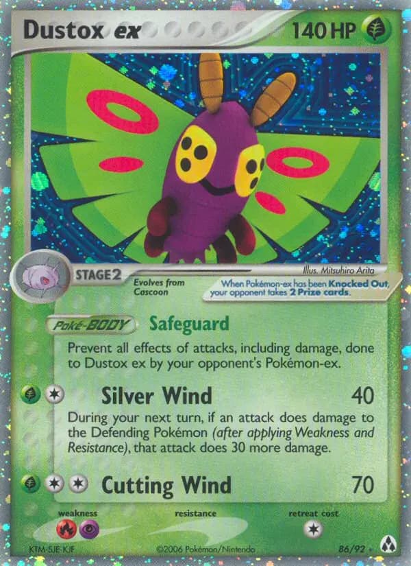 Dustox ex — Legend Maker card #86