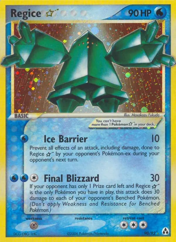Regice Star — Legend Maker card #90