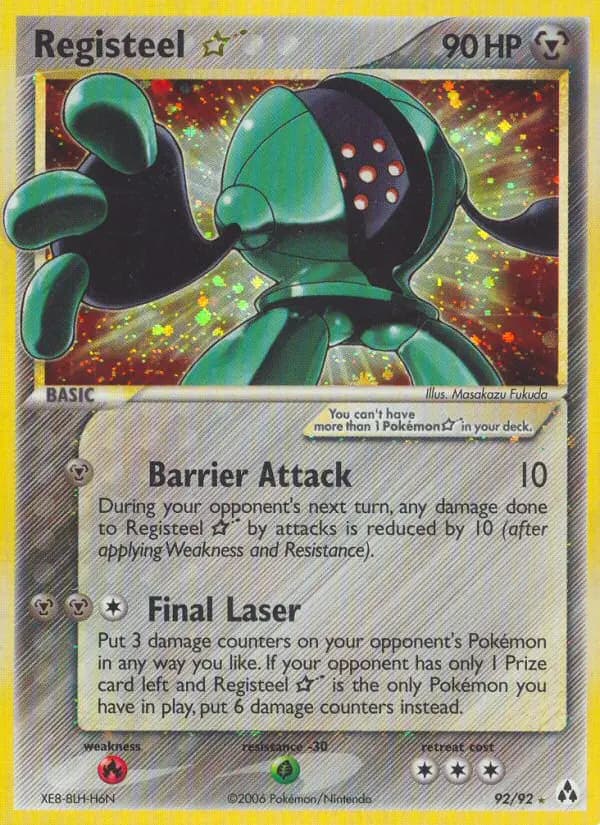 Registeel Star — Legend Maker card #92
