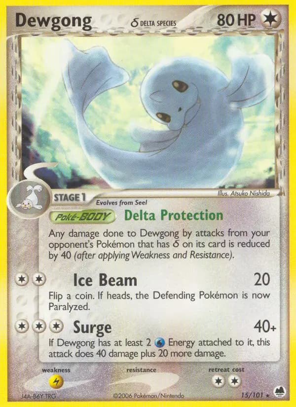 Dewgong δ — Dragon Frontiers card #15