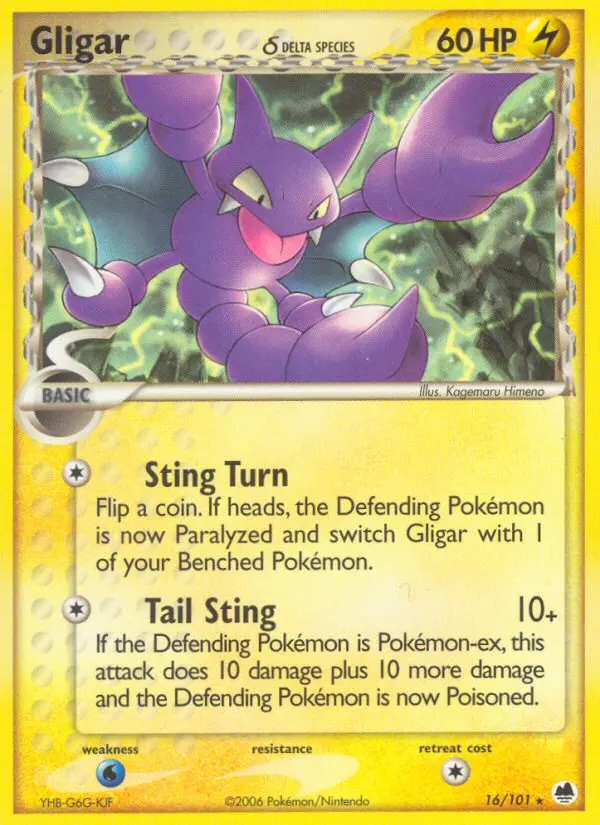 Gligar δ — Dragon Frontiers card #16