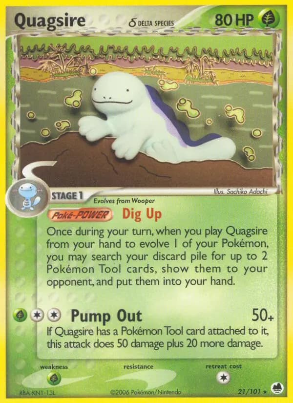 Quagsire δ — Dragon Frontiers card #21
