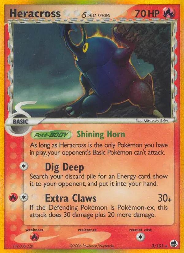 Heracross δ — Dragon Frontiers card #3