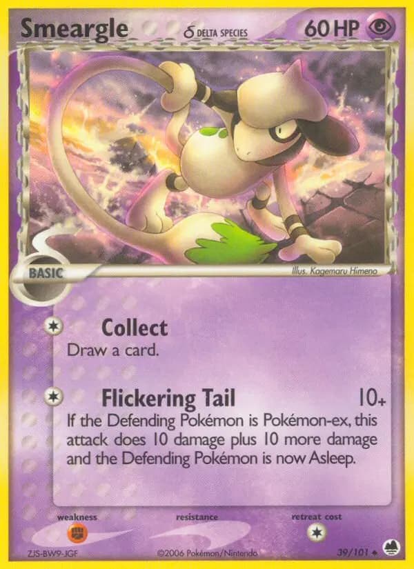 Smeargle δ — Dragon Frontiers card #39