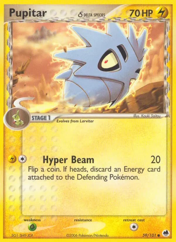 Pupitar δ — Dragon Frontiers card #59