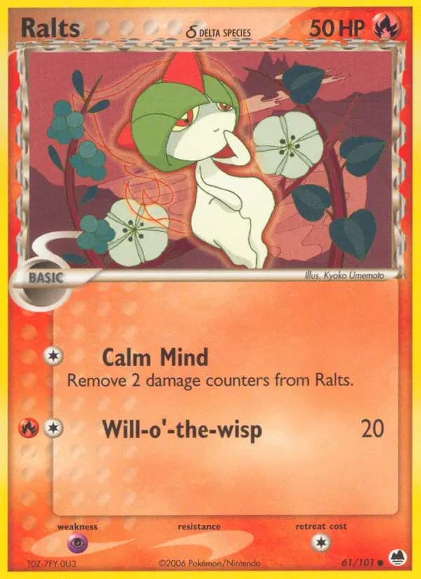 Ralts δ — Dragon Frontiers card #61