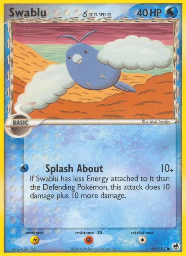Swablu δ — Dragon Frontiers card #65