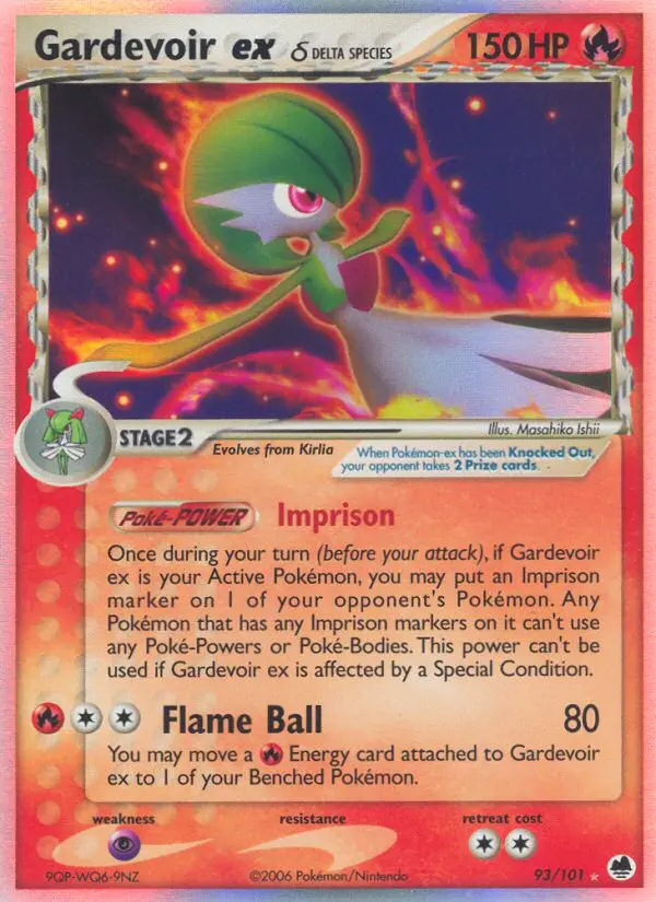 Gardevoir ex δ — Dragon Frontiers card #93
