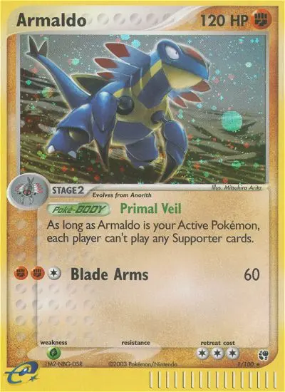 Armaldo — Sandstorm card #1