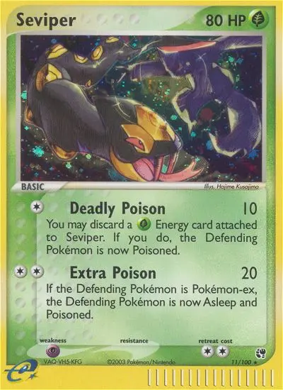 Seviper — Sandstorm card #11