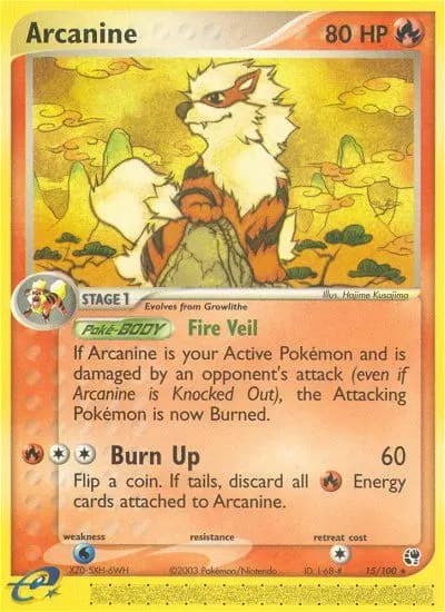 Arcanine — Sandstorm card #15