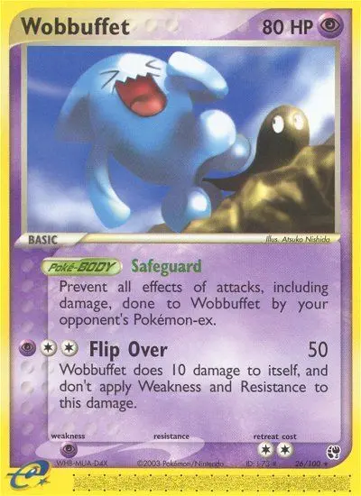 Wobbuffet — Sandstorm card #26