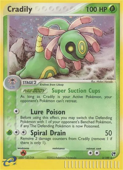 Cradily — Sandstorm card #3