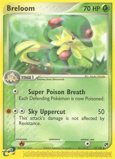Breloom — Sandstorm card #33