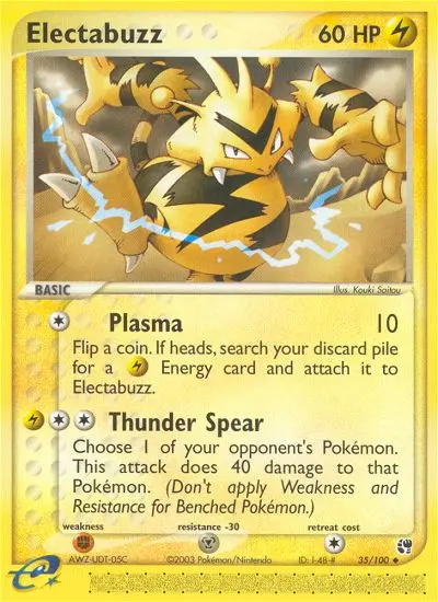 Electabuzz — Sandstorm card #35
