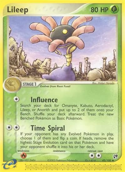 Lileep — Sandstorm card #42