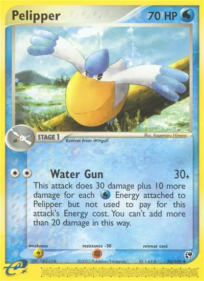 Pelipper — Sandstorm card #50