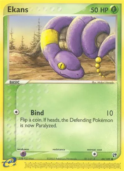 Ekans — Sandstorm card #64