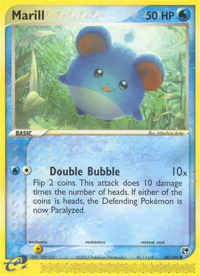 Marill — Sandstorm card #68