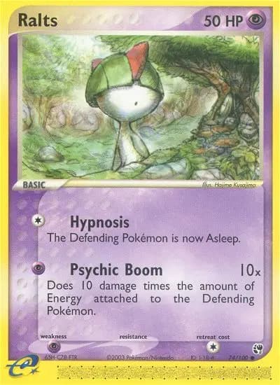 Ralts — Sandstorm card #74