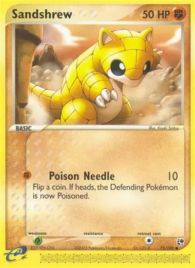 Sandshrew — Sandstorm card #75