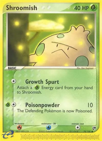 Shroomish — Sandstorm card #78