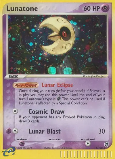 Lunatone — Sandstorm card #8