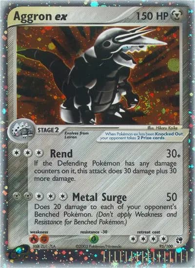 Aggron ex — Sandstorm card #95
