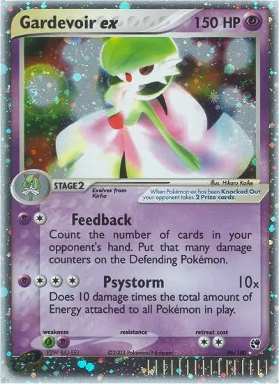 Gardevoir ex — Sandstorm card #96