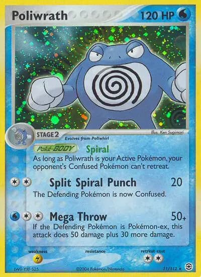 Poliwrath — FireRed & LeafGreen card #11