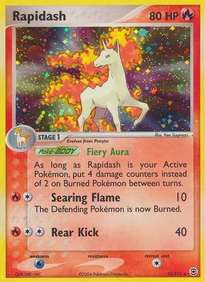 Rapidash — FireRed & LeafGreen card #13