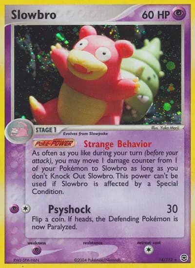 Slowbro — FireRed & LeafGreen card #14