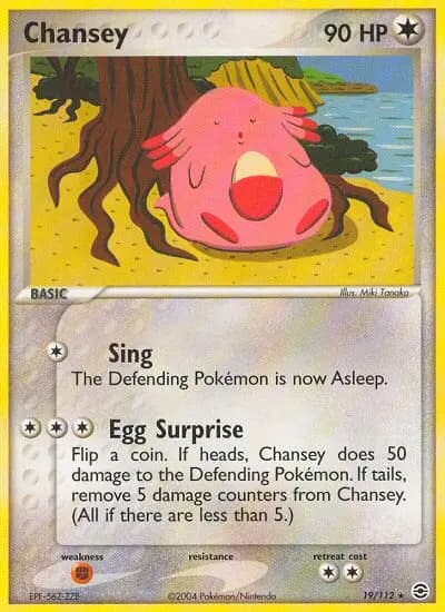 Chansey — FireRed & LeafGreen card #19