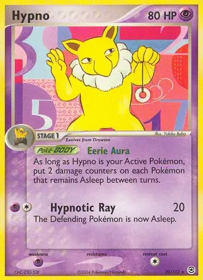 Hypno — FireRed & LeafGreen card #25