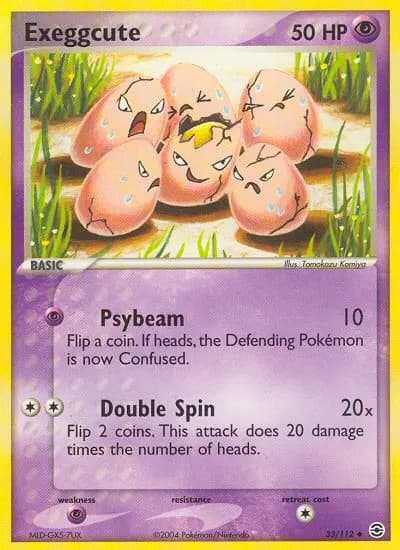 Exeggcute — FireRed & LeafGreen card #33